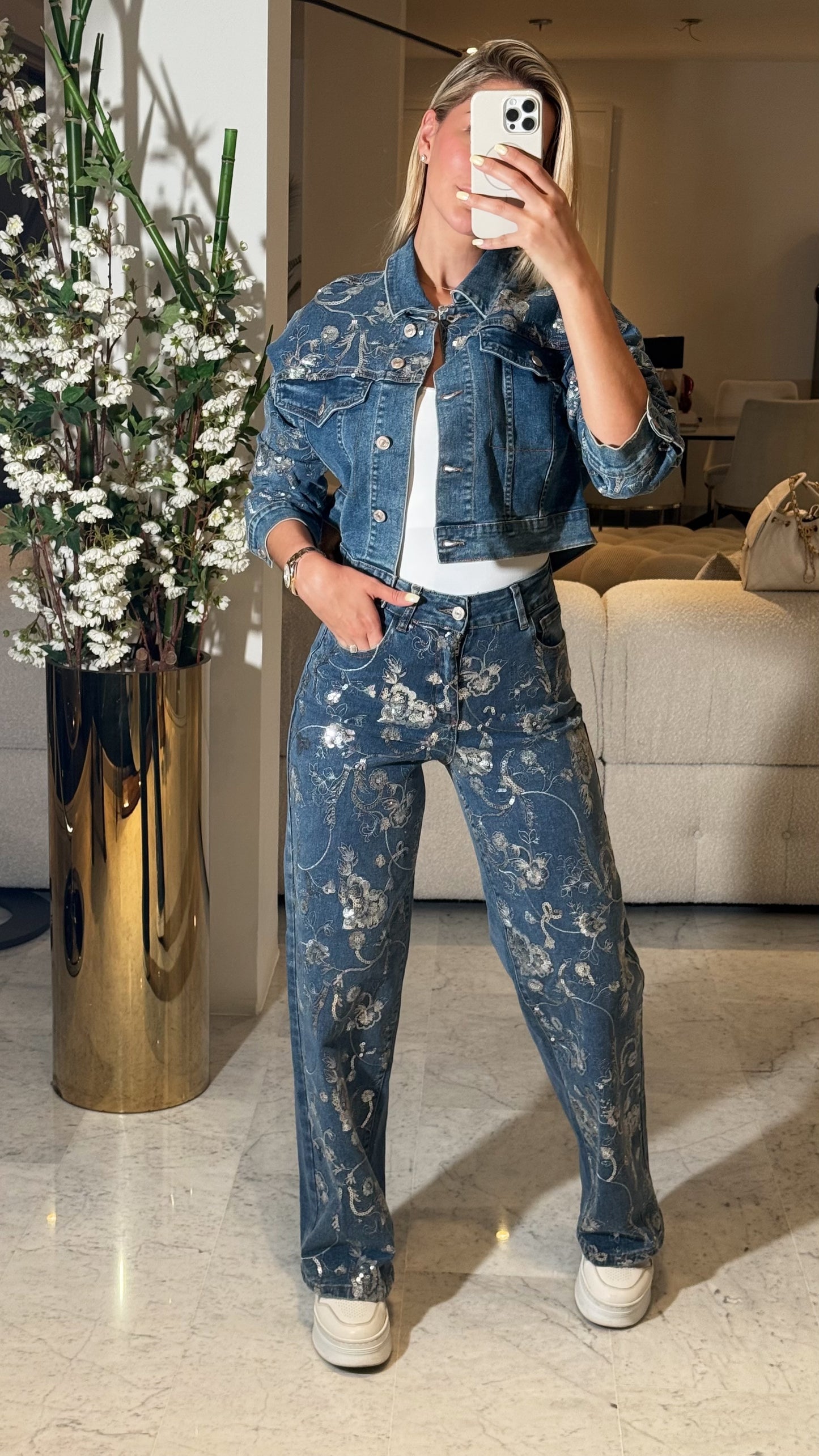Set de jeans y chaqueta LC