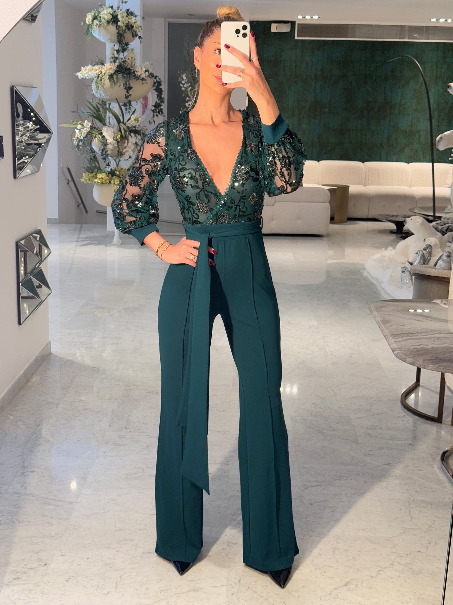 Jumpsuit Valentine verde