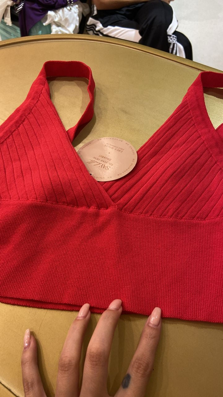 Top rojo S