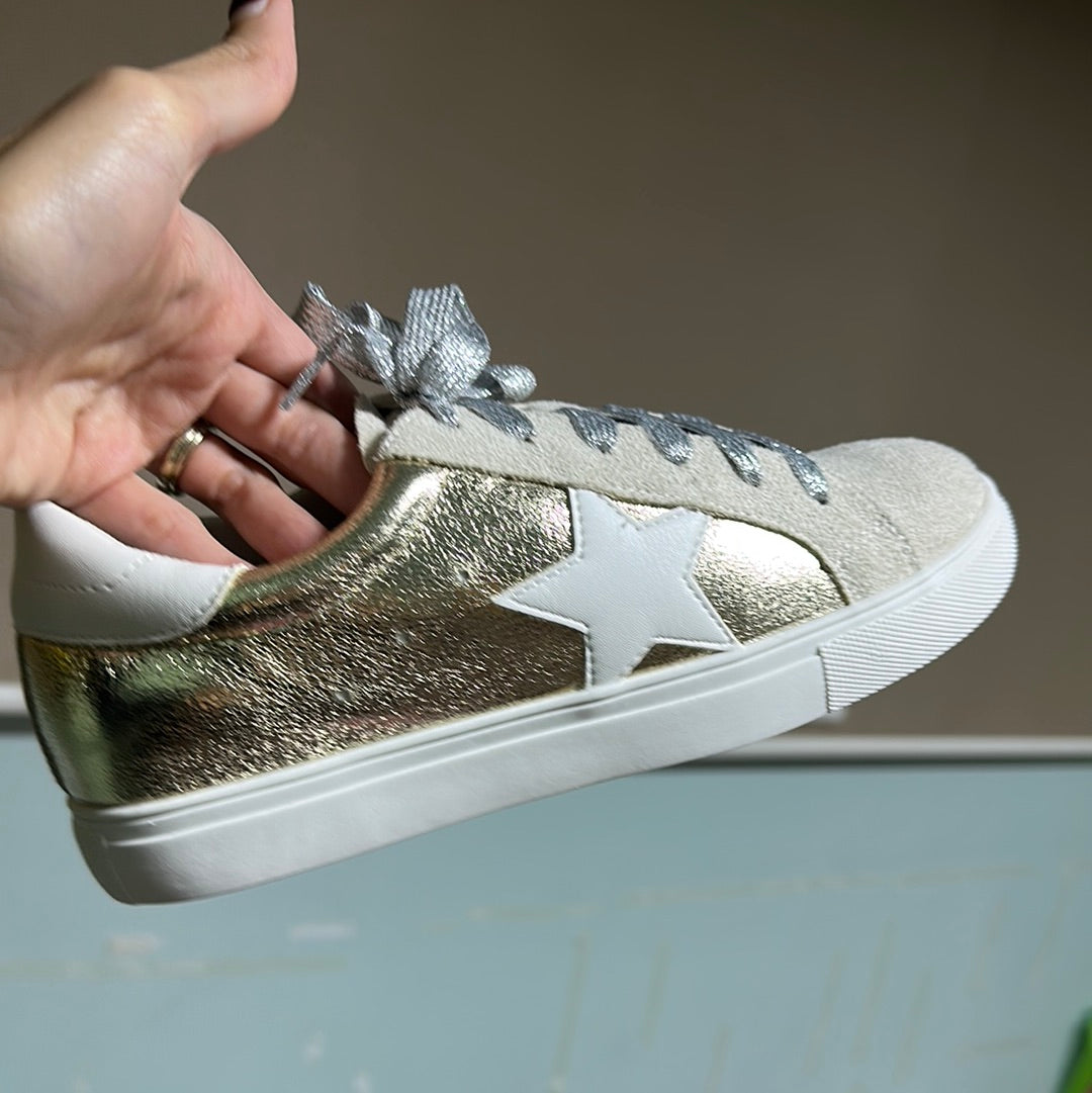 Sneakers dorado Estrella