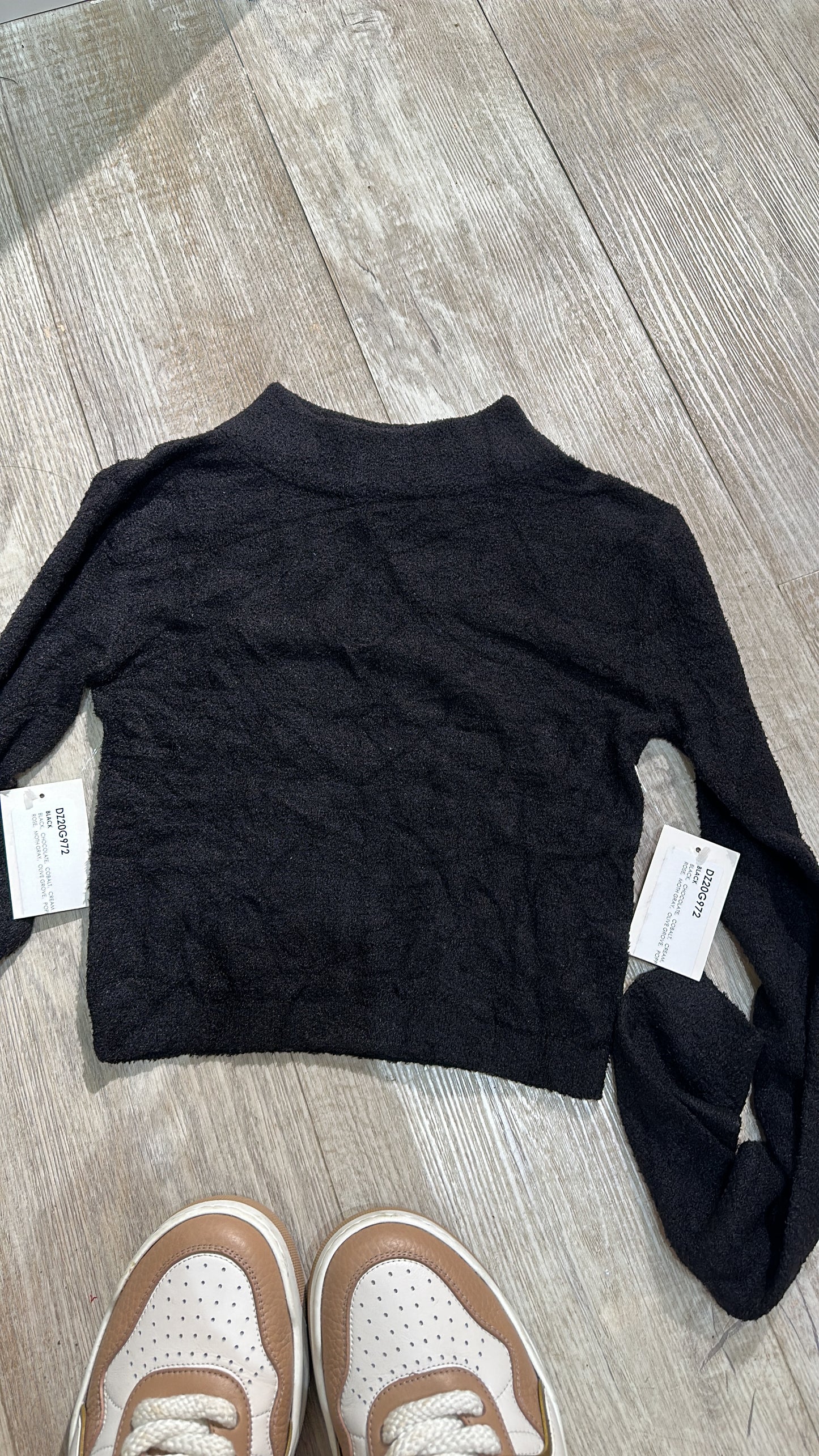 Sweater negro mangalarga peluche