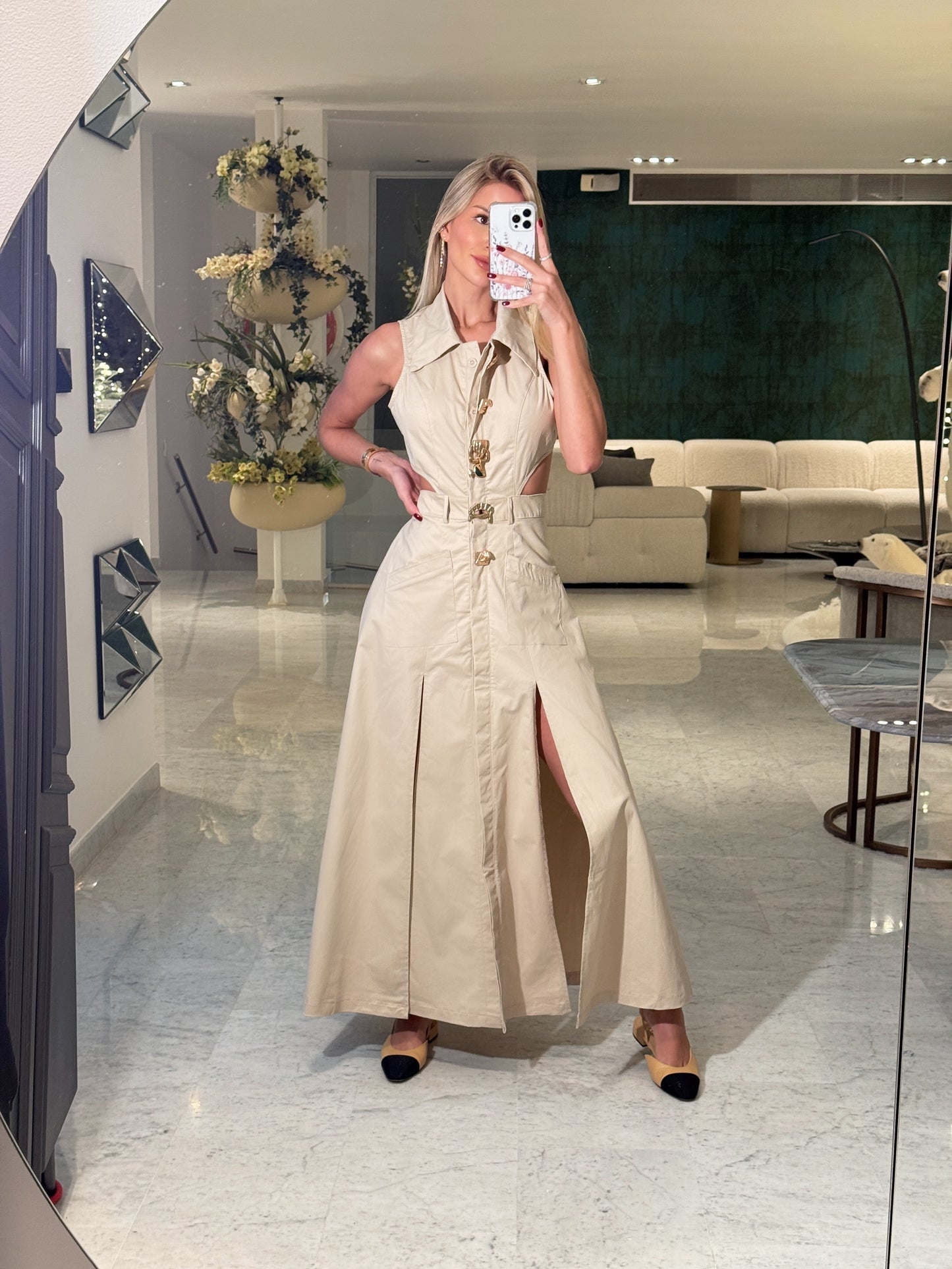 Vestido marron LC.