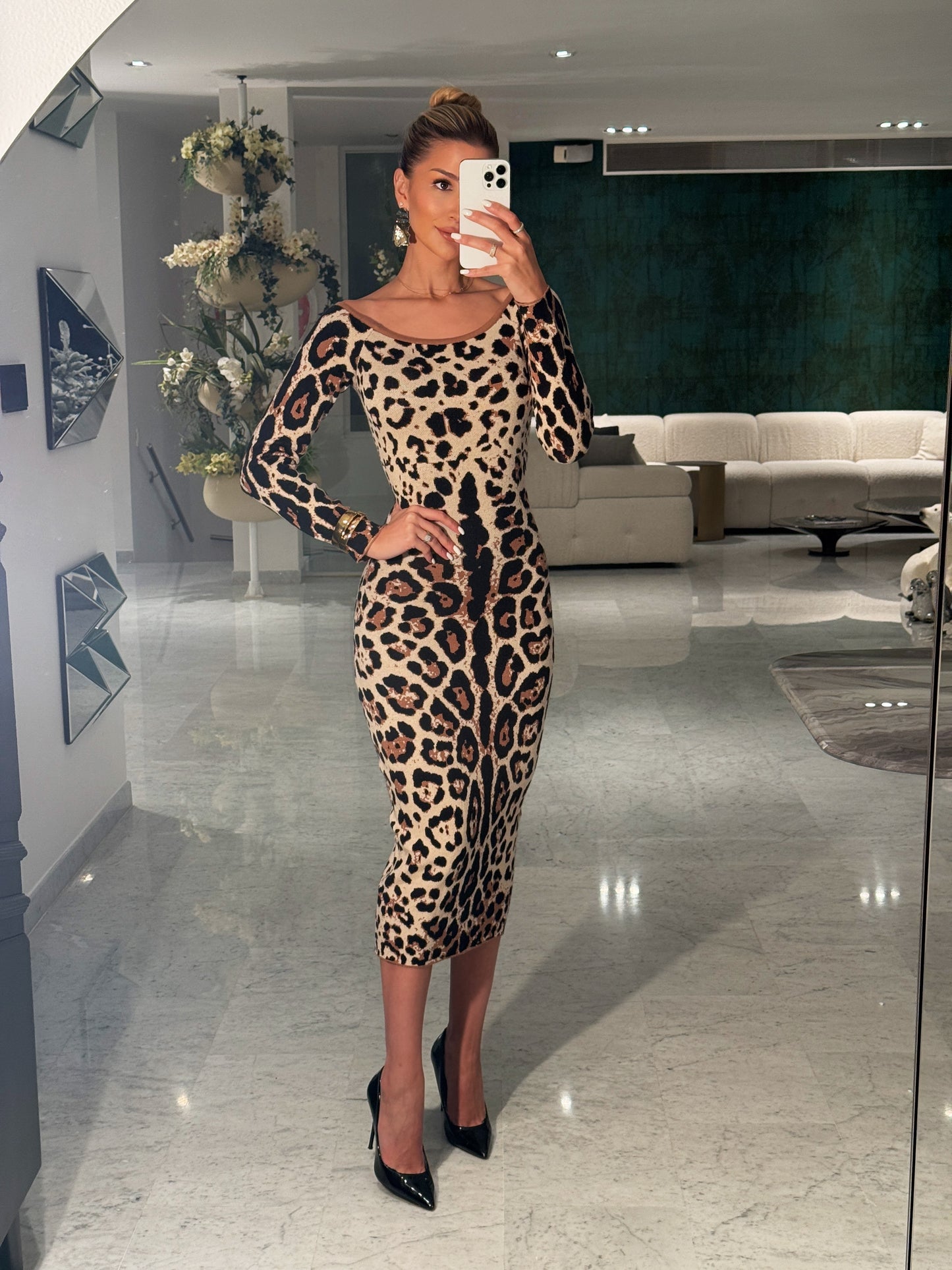 Vestido animal print cherie