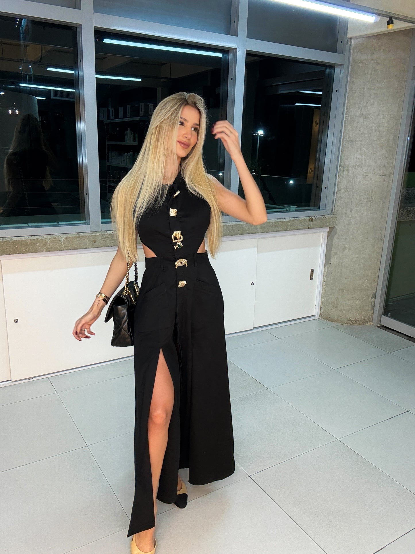Vestido negro LC.