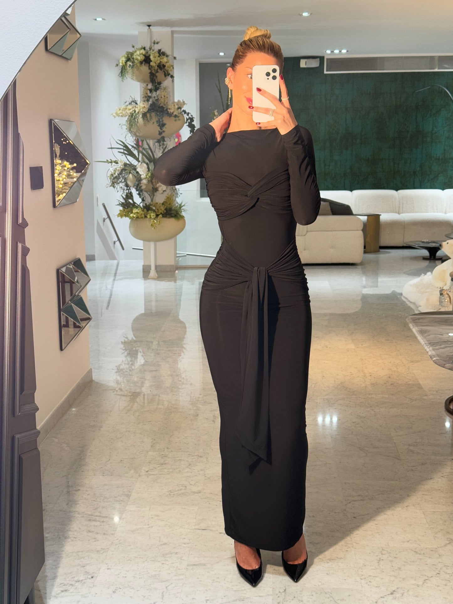 Vestido stretch negro cb