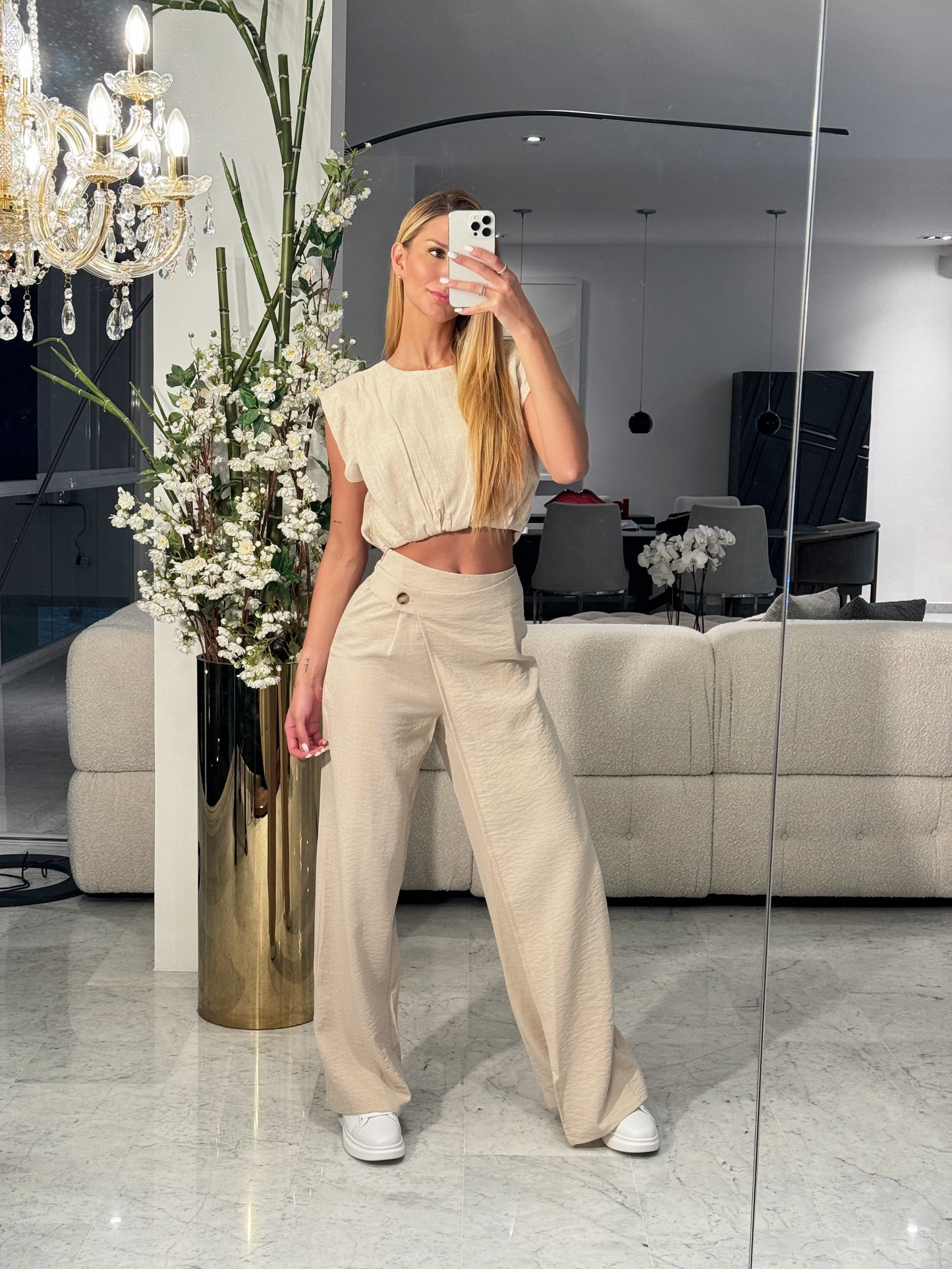 Set de lino nude aakaa