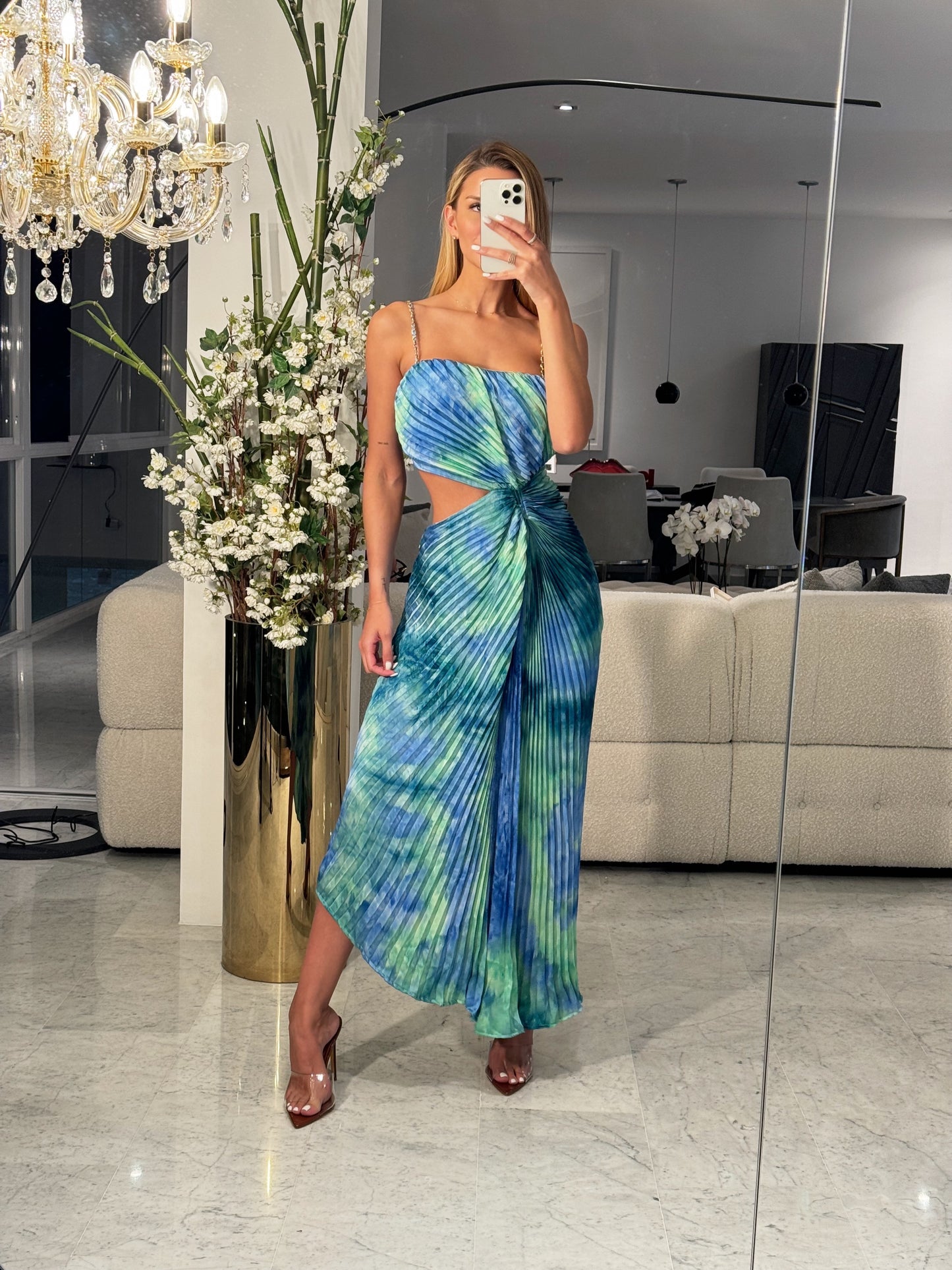 Vestido plisado the sang
