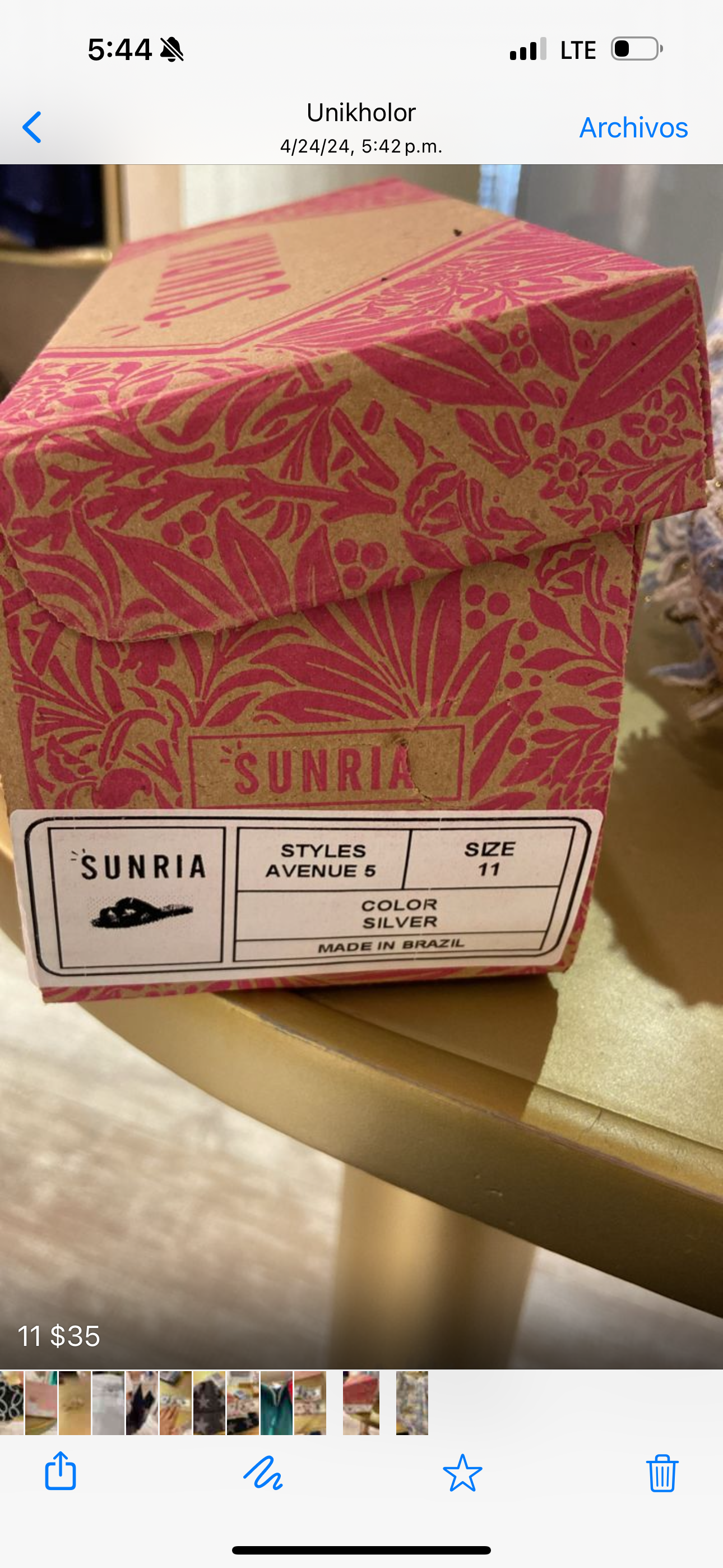 Sandalias bajitas plateadas