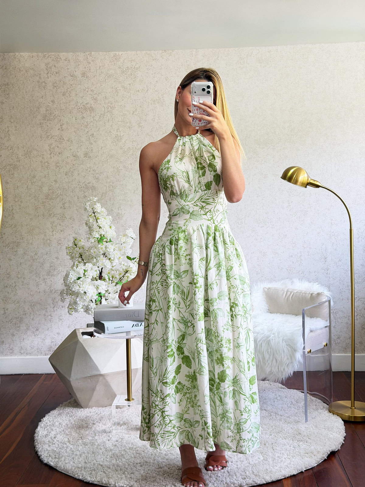 Vestido verde spring haze