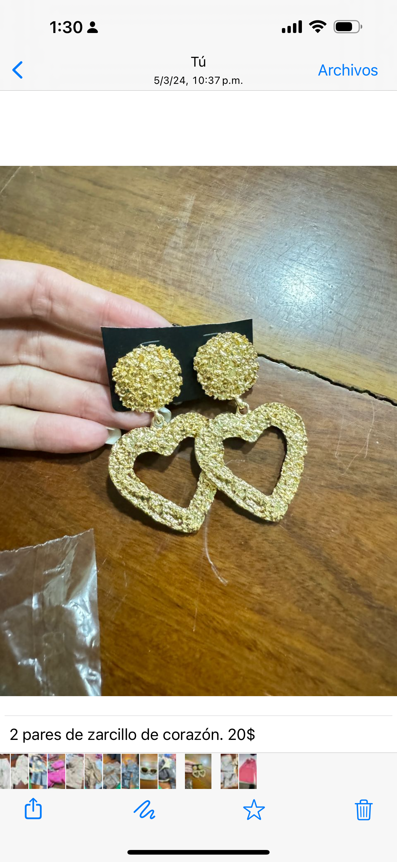 Zarcillos de corazón