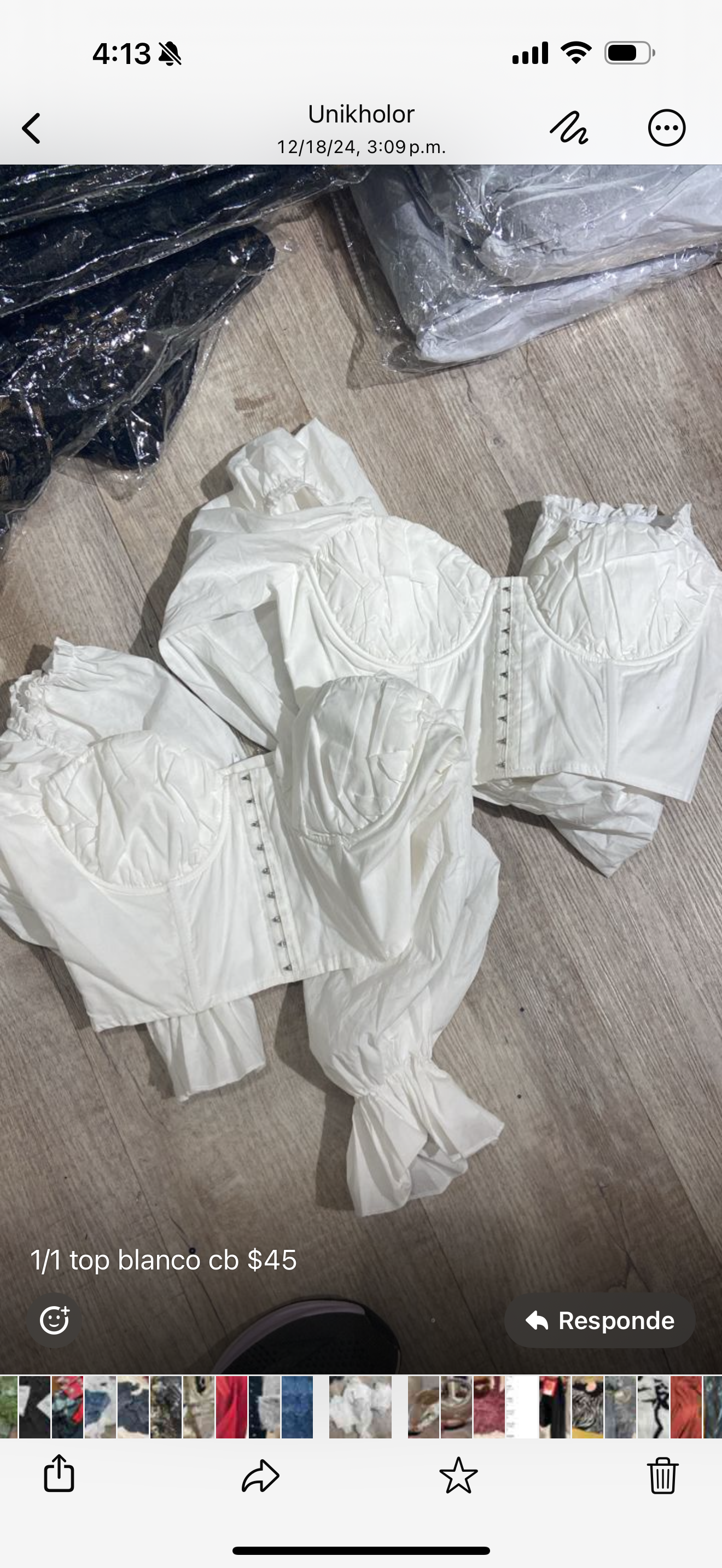 Top blanco mangalarga cb