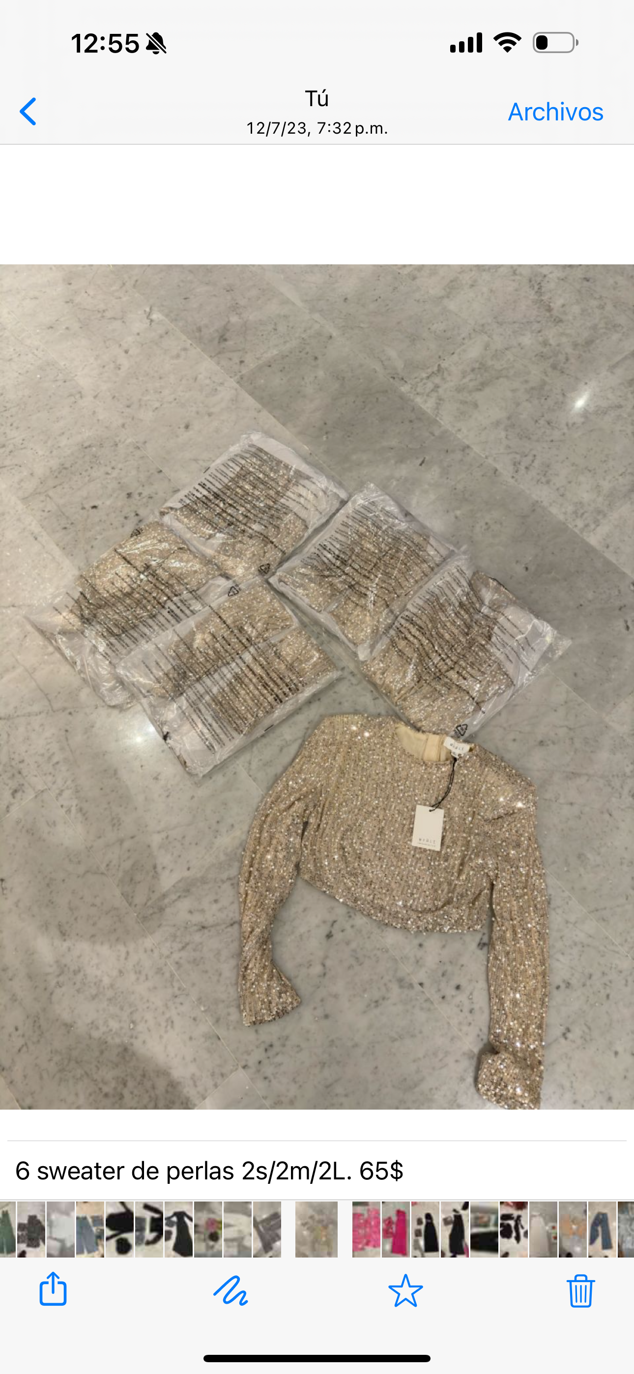 Sweater de perlas