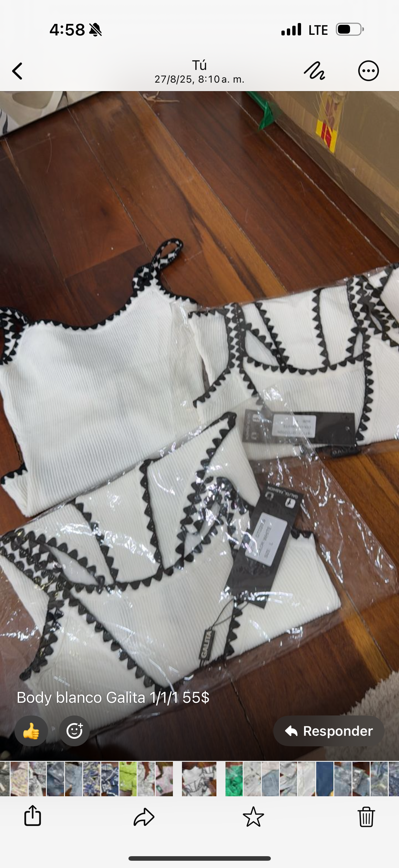 Body blanco Galita