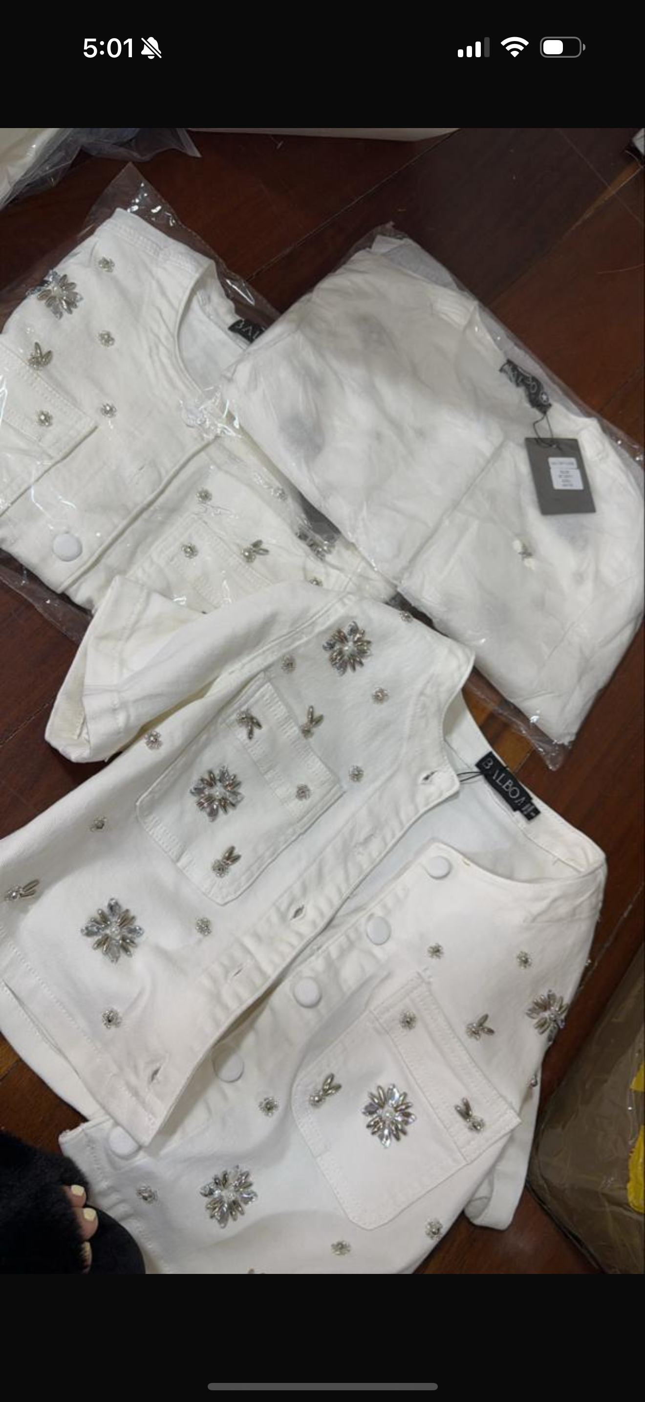 Camisa de jeans blanco balboa