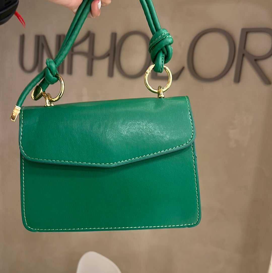Cartera verde sencilla