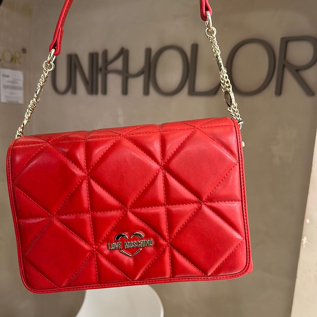 Cartera love Moschino rojo