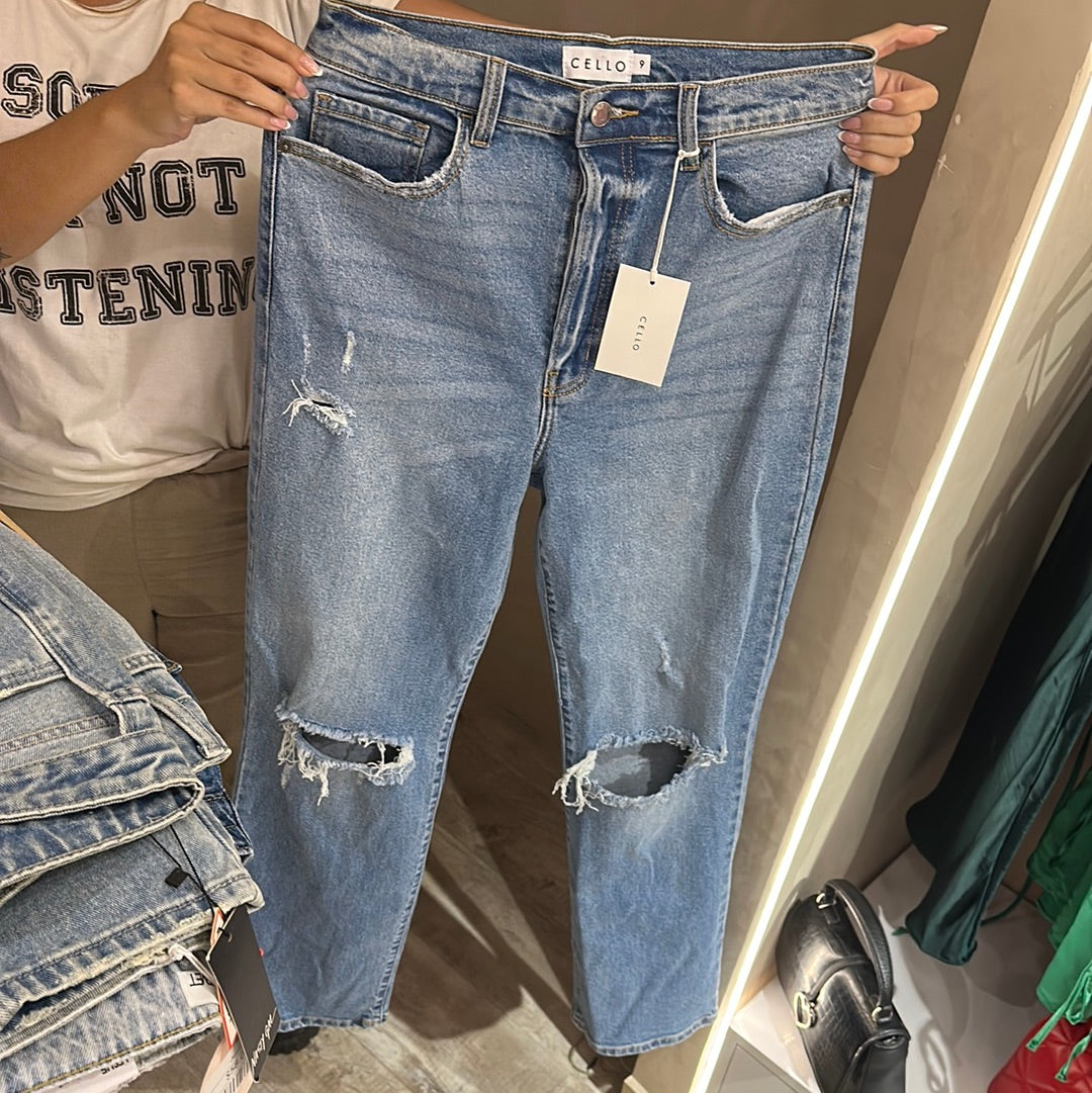 Jeans cello bota ancha