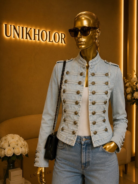 Chaqueta de jeans azul peekskill