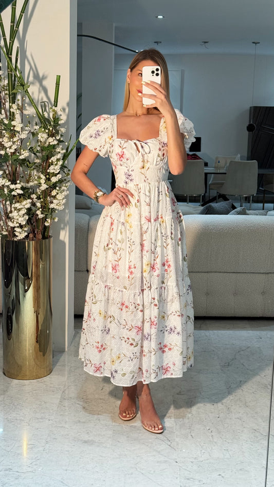 Vestido flores the vintage shop