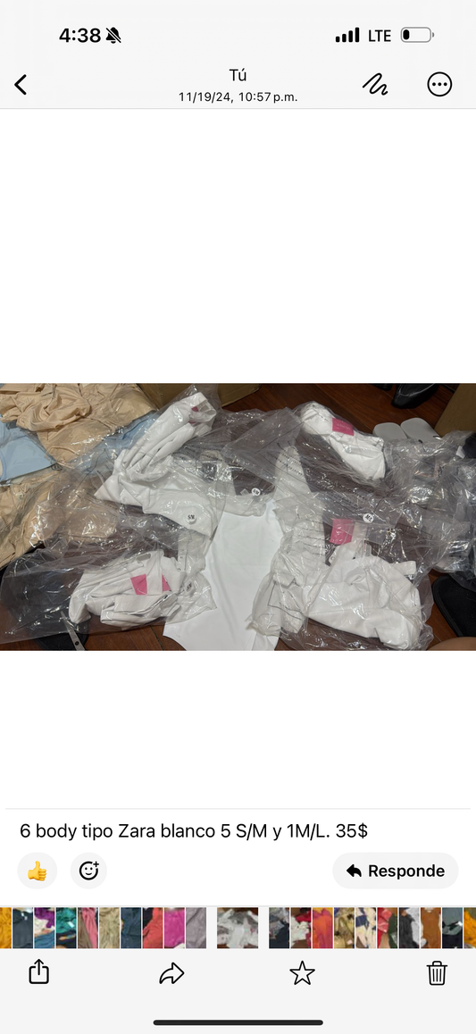 Body tipo Zara blanco