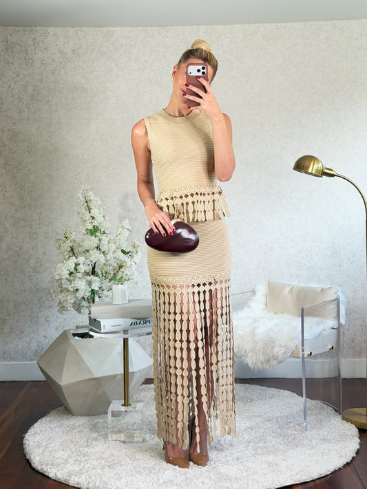 Set beige rivir