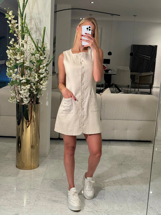 Vestido kaki Mable