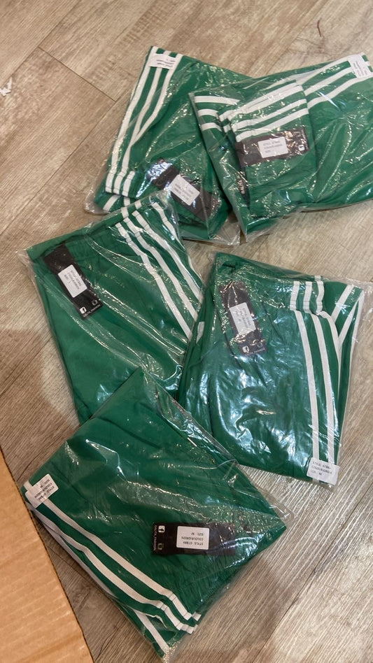 Pant verde de rayas