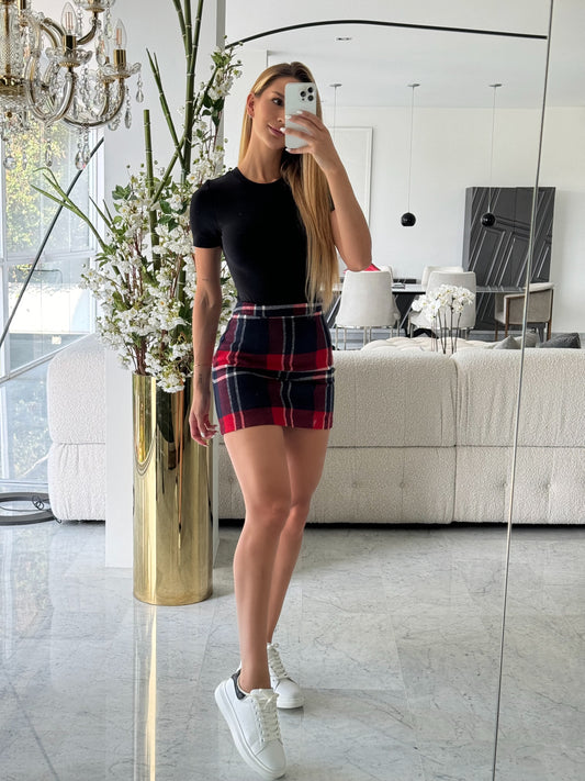 Falda de cuadros