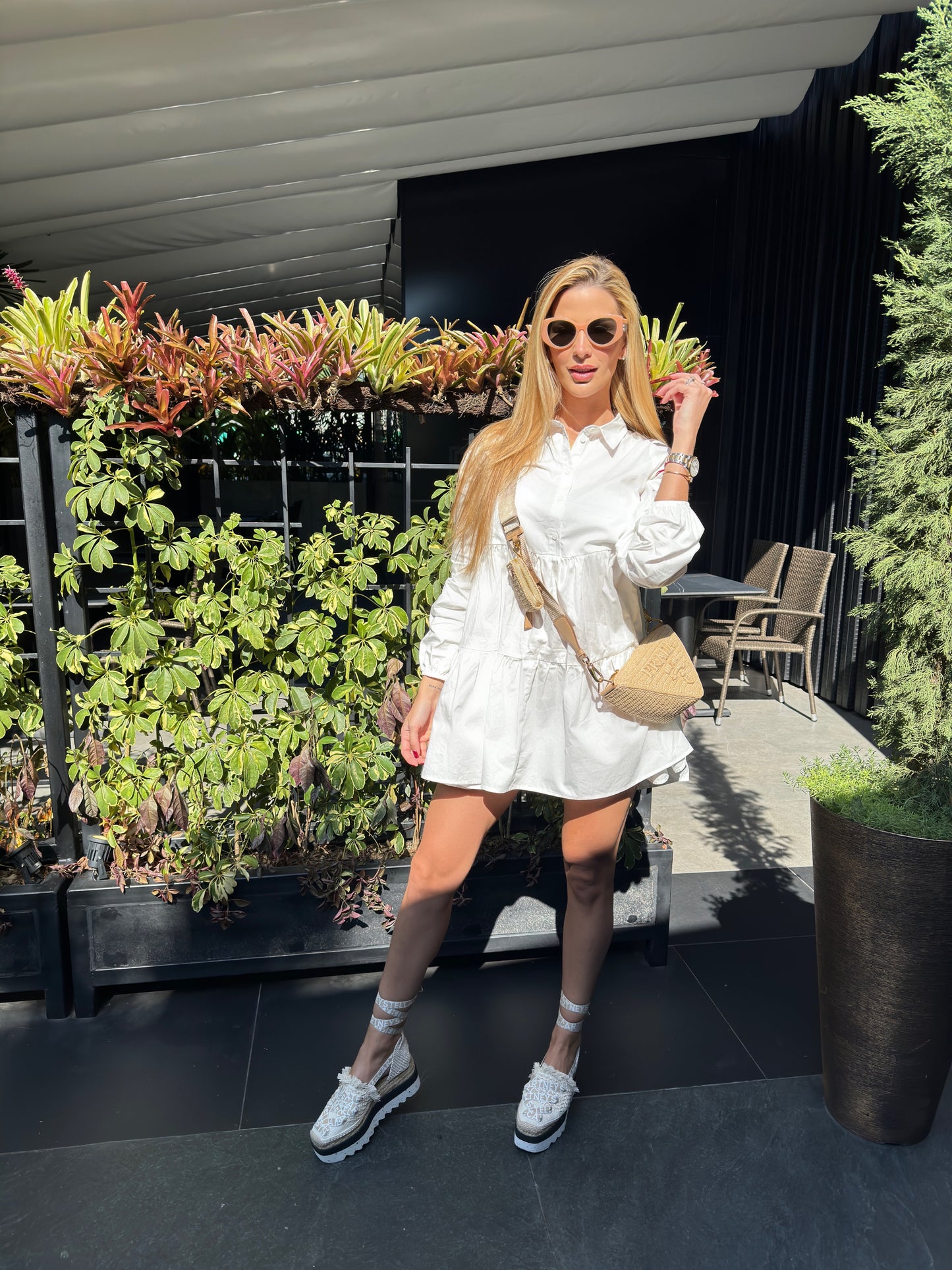 Vestido bombache blanco