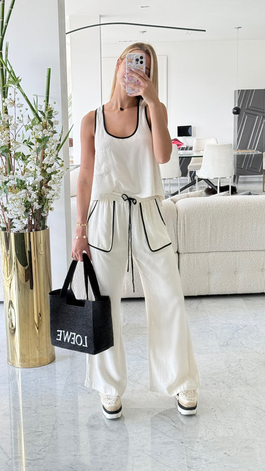 Set beige con negro Illa Illa
