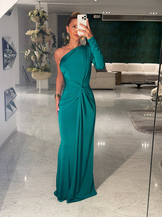 Maxi vestido verde cameo