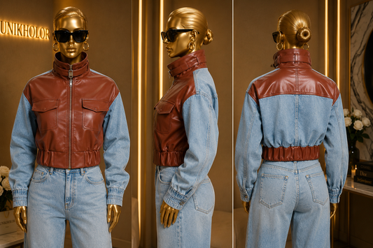 Chaqueta de jeans con Cuerina cb