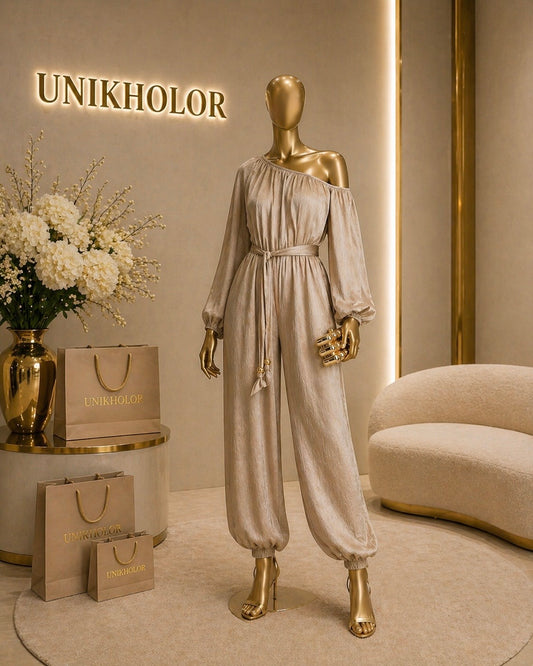 Jumpsuit champagne cb