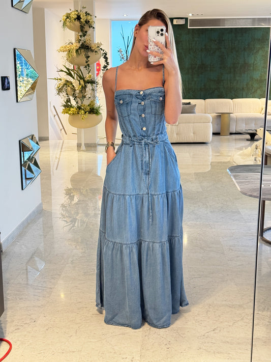 Vestido jeans vibrant