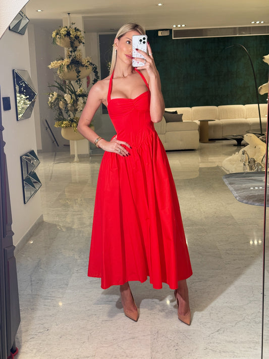 Vestido rojo mika y gala
