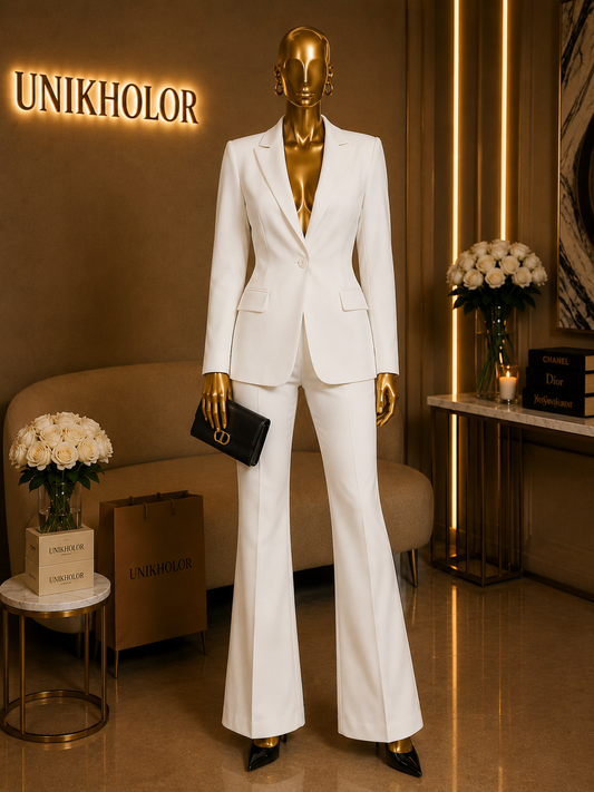 Set básico de blazer y pantalón cb