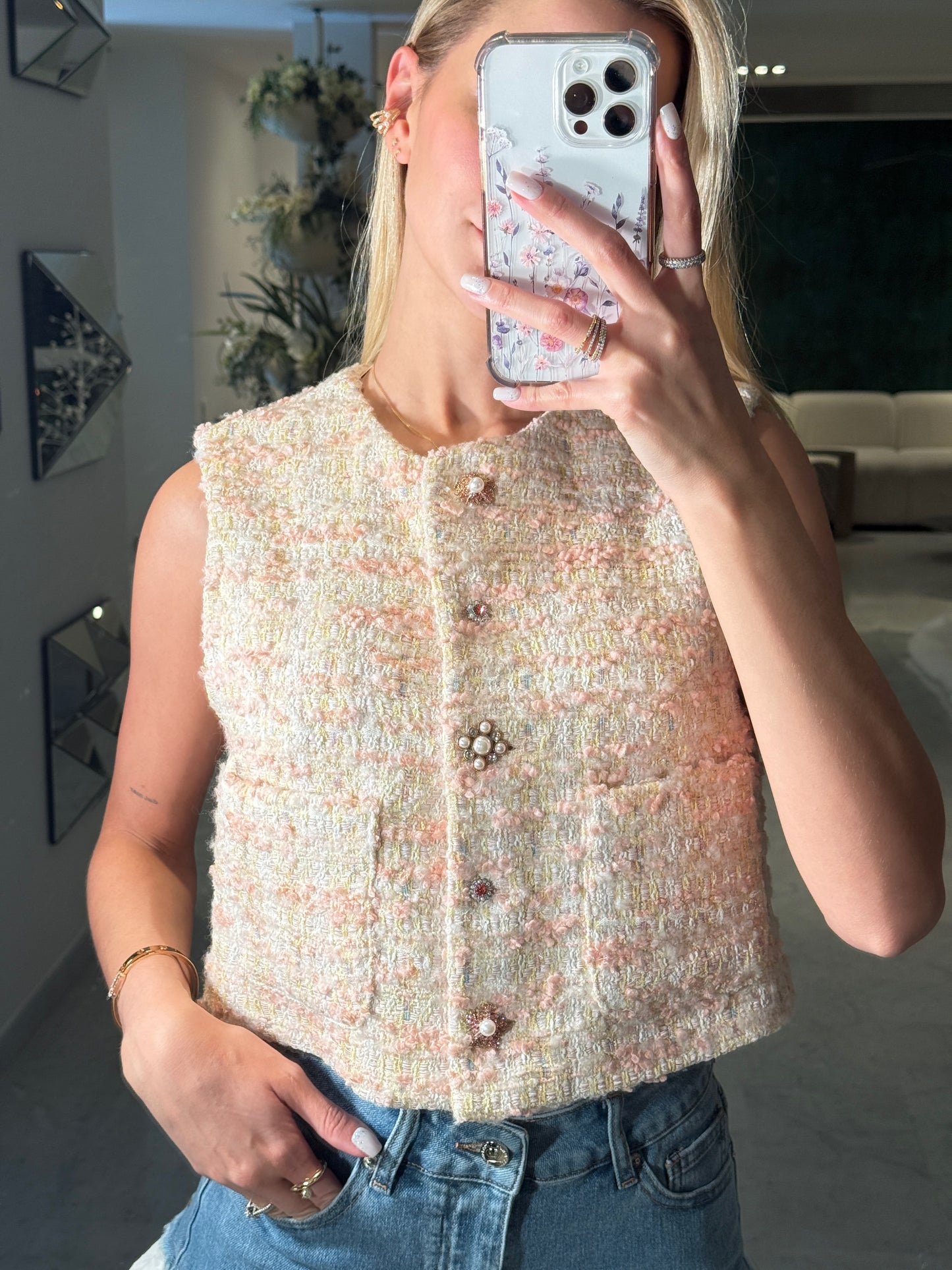 Vest rosado Mable