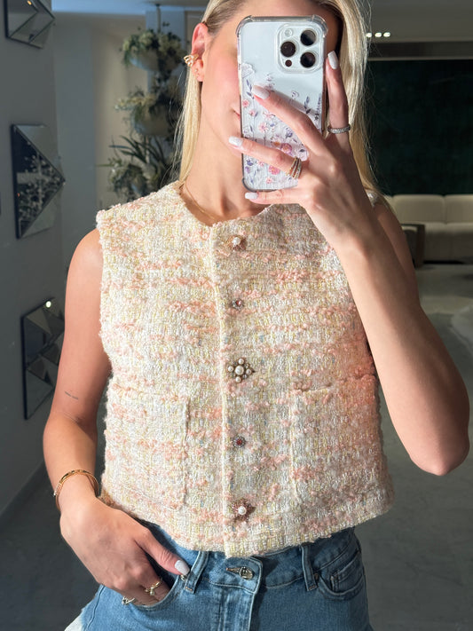 Vest rosado Mable