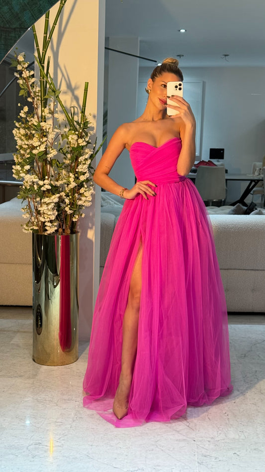 Vestido fucsia cb S