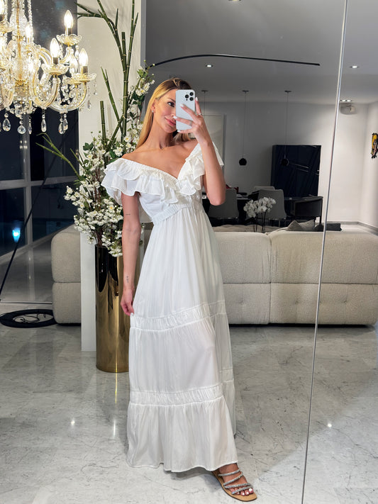 Maxi vestido blanco