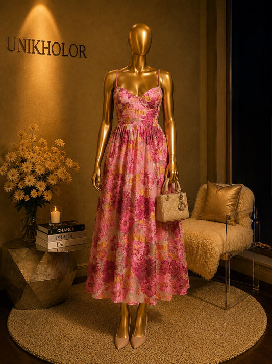 Vestido floreado princesa cb