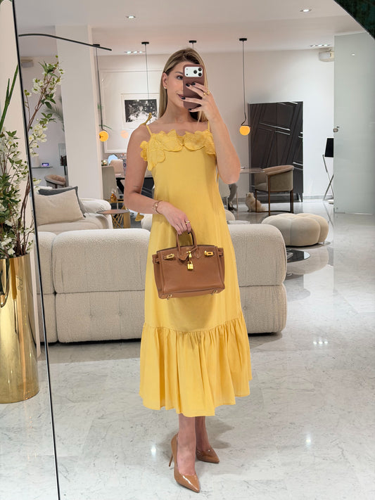 Vestido amarillo Ina