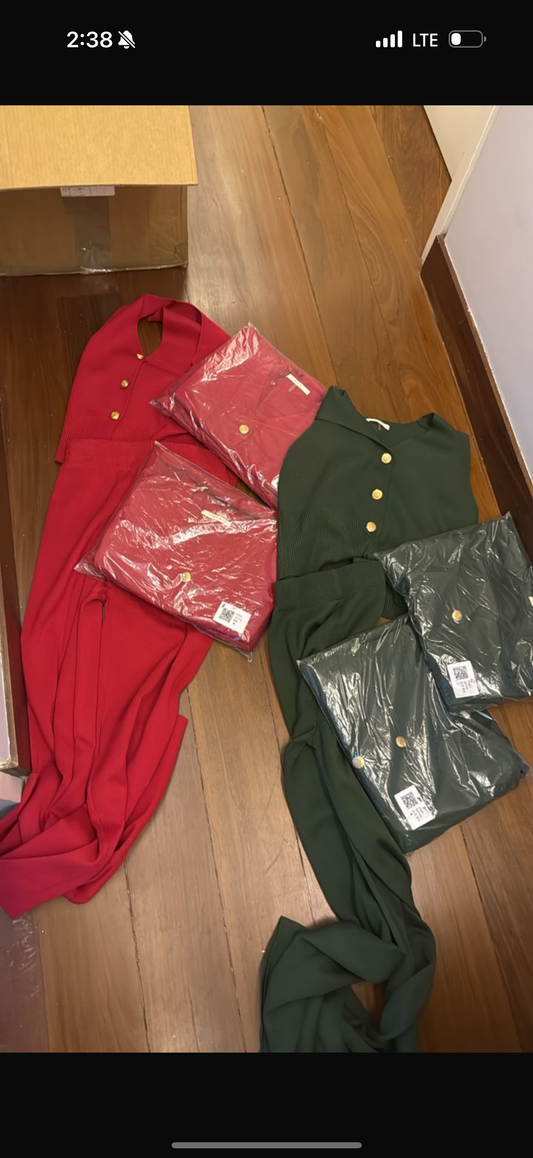 Set verde y rojo RIVIR