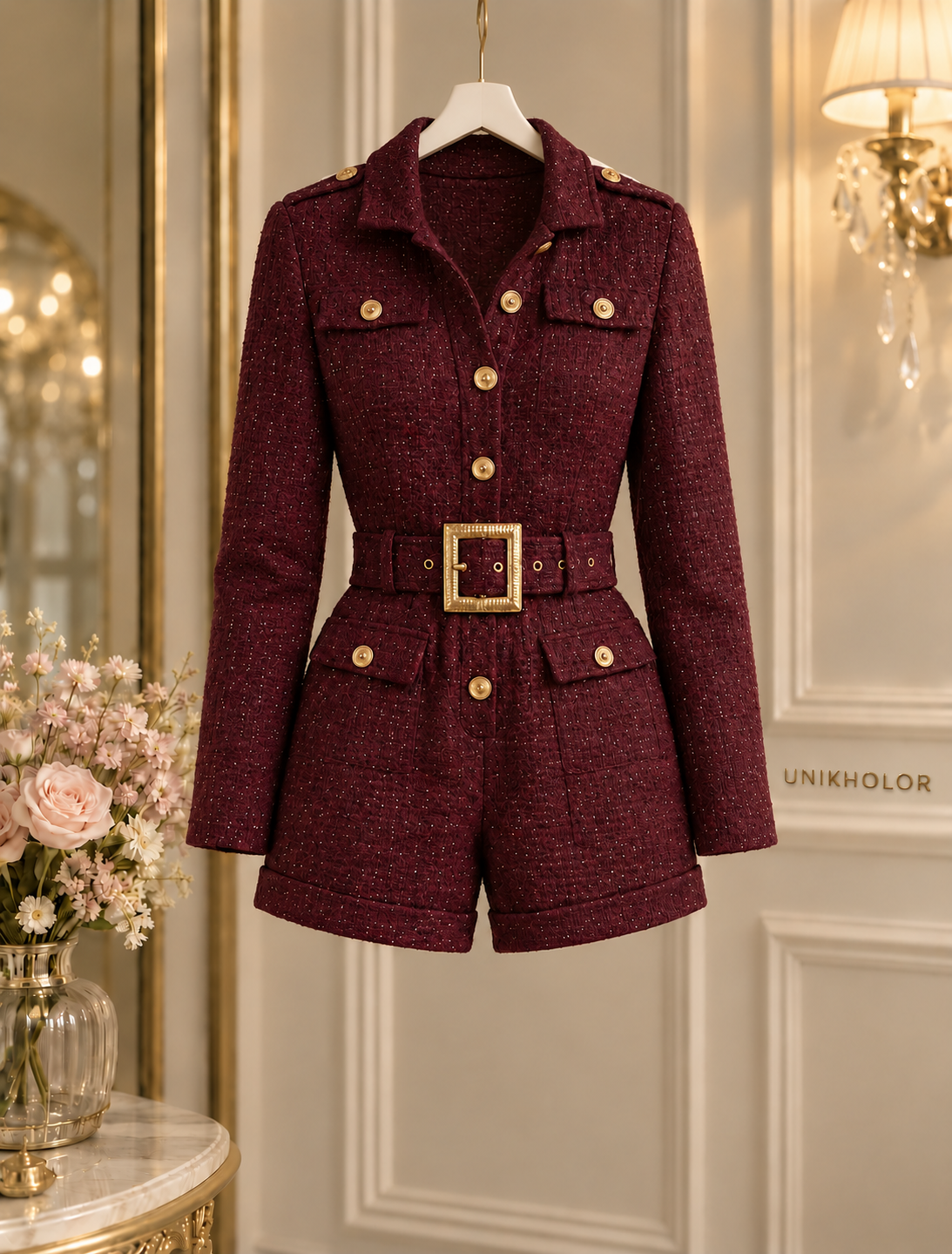 Romper twist morado cb