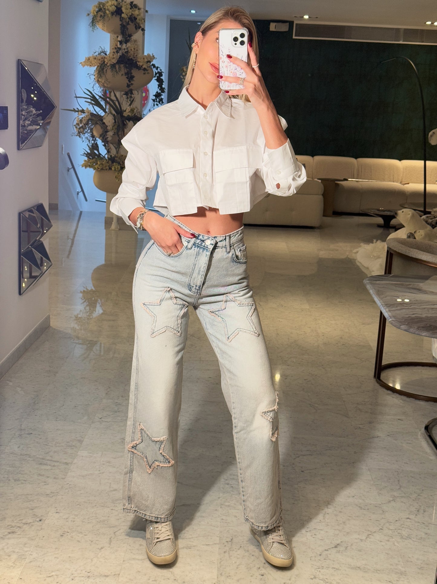 Jeans con estrellas cb
