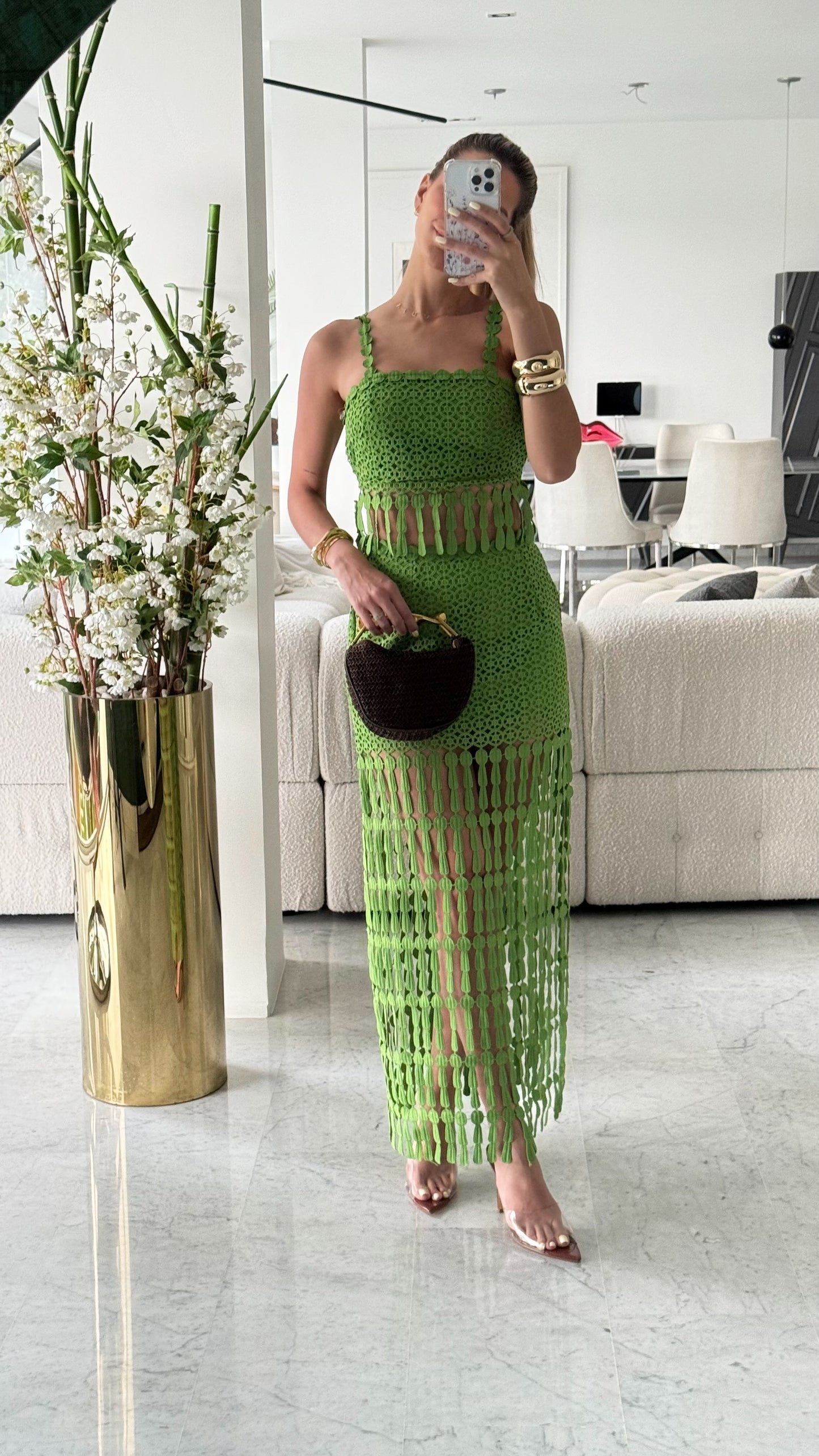 Set verde de tirantes chicways