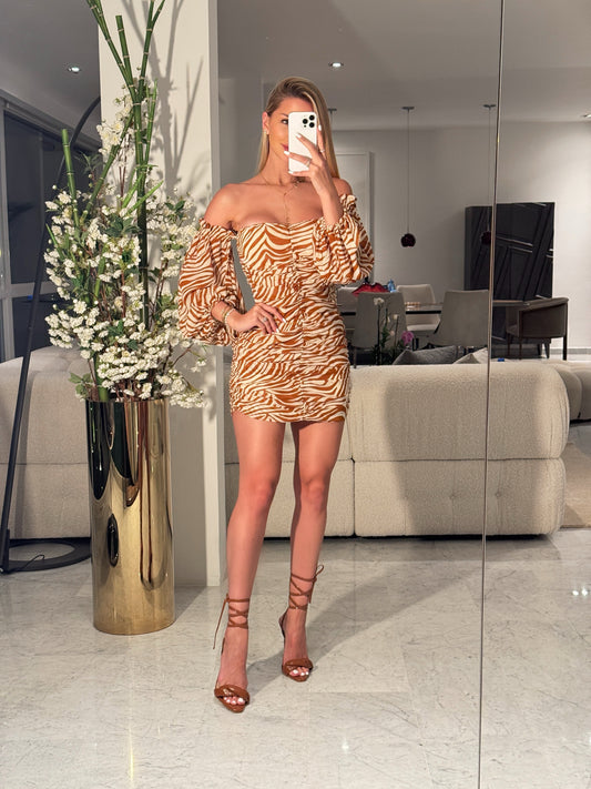 Vestido zebra fiestar S.