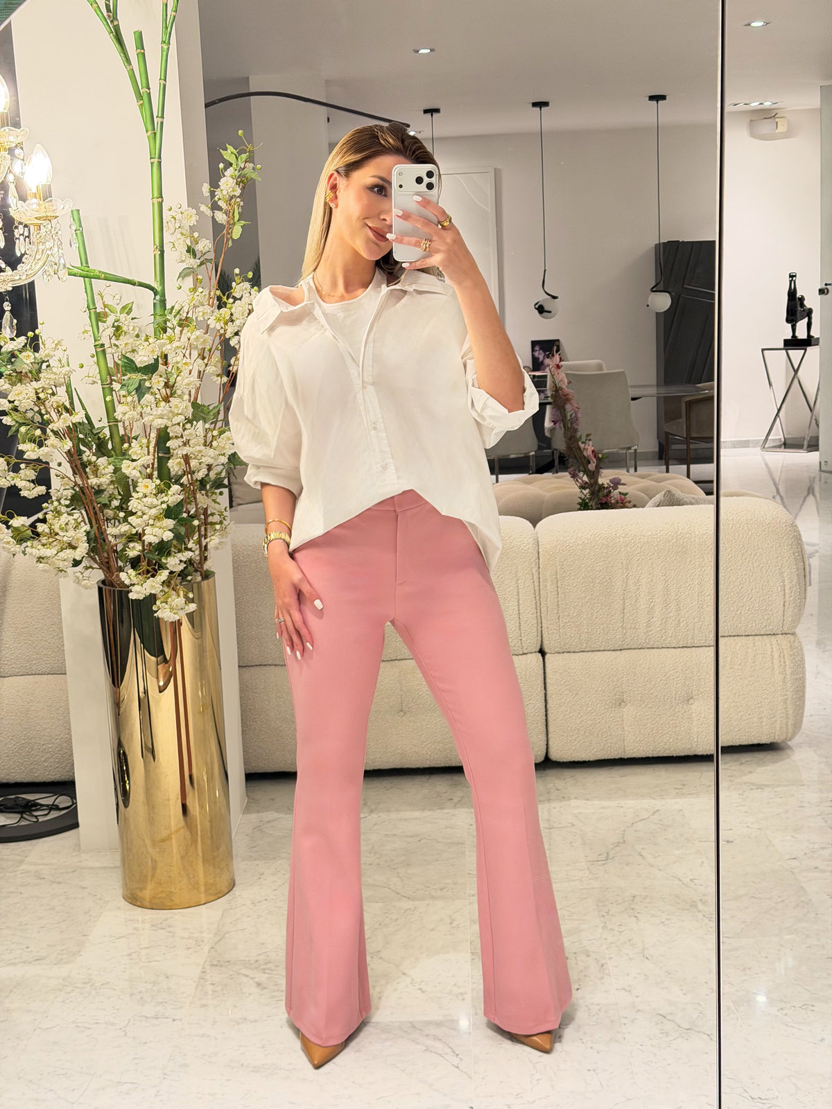 Pantalón rosado cb 1S $55