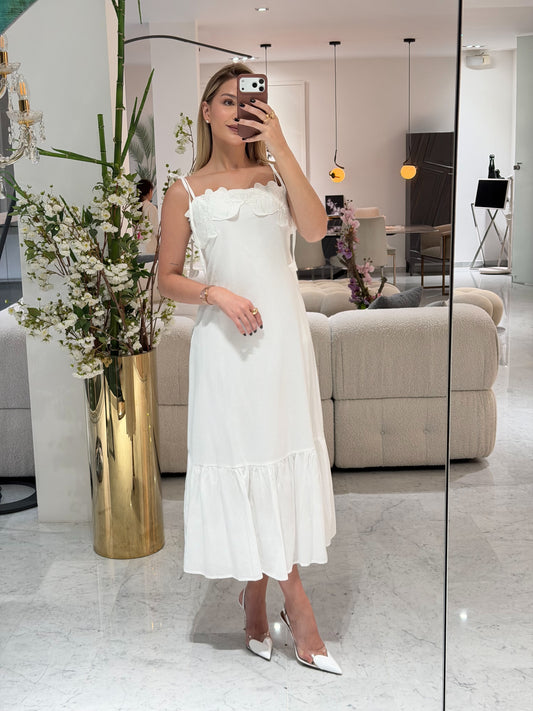 USA Vestido blanco Ina