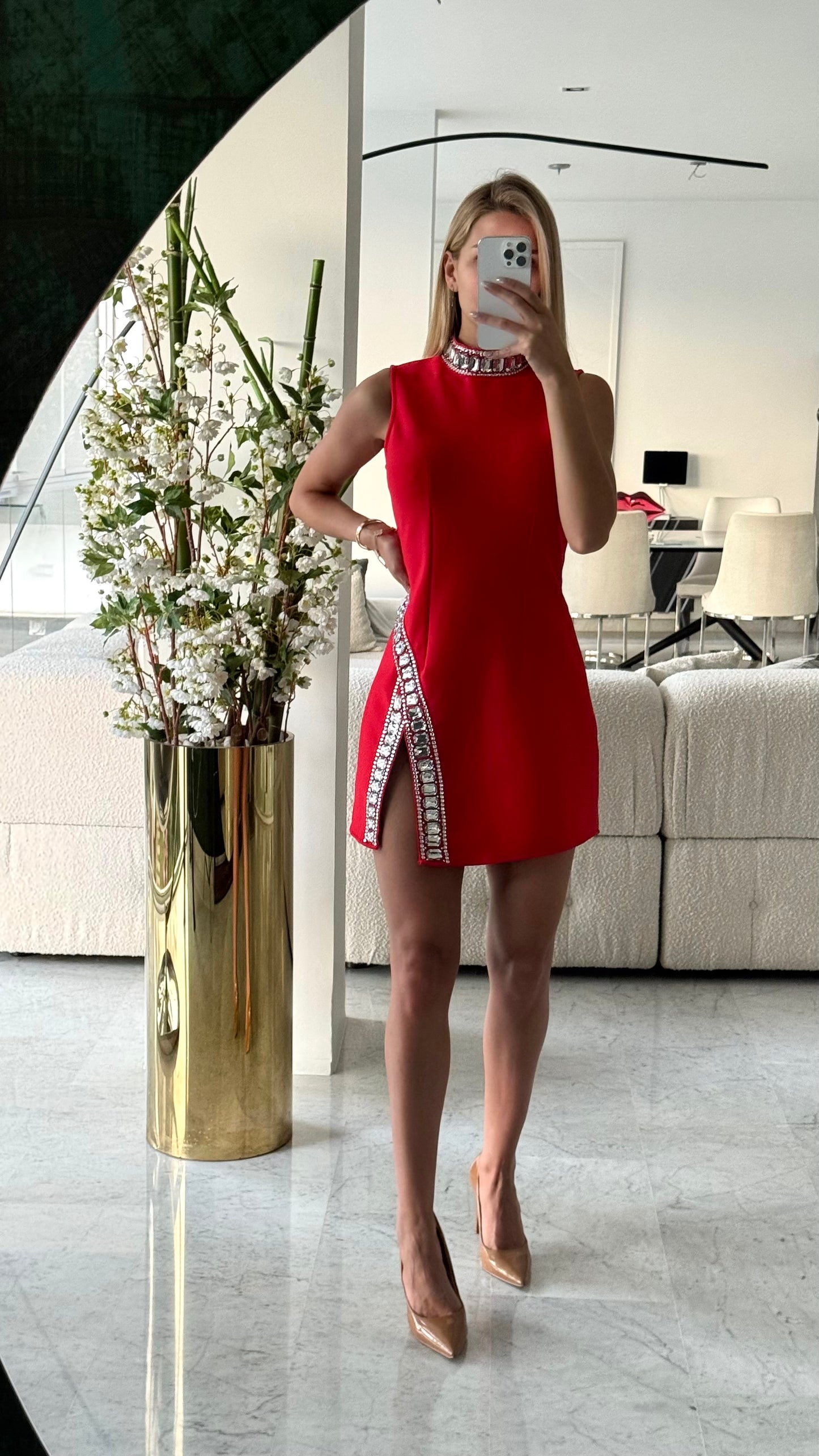 Vestido bandage rojo rosevelvet velvet